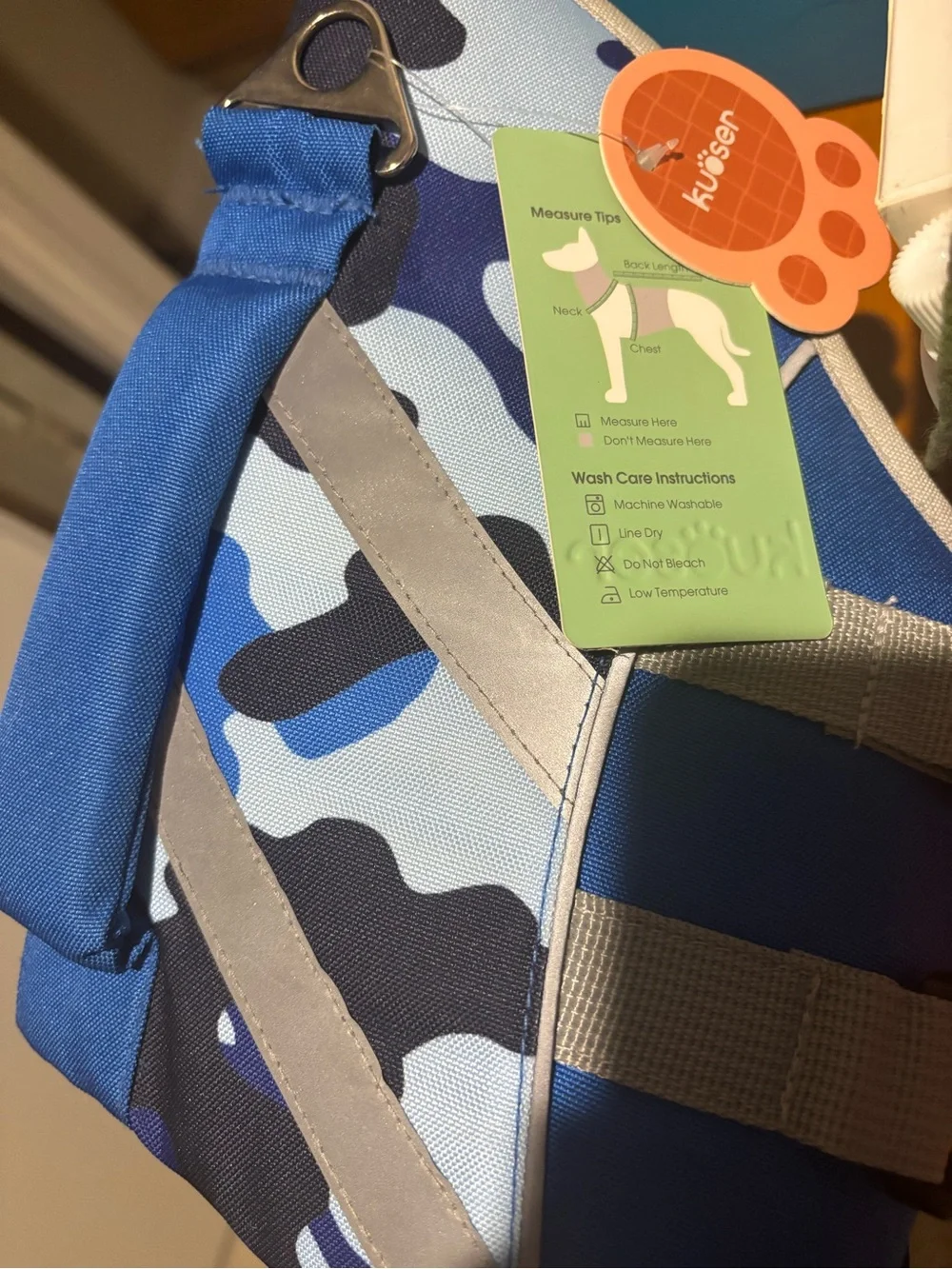 Reflective Dog Life Jacket Size small